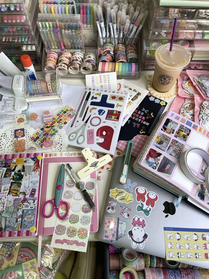 Decorated journal pages